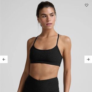 Beyond Yoga Charcoal Sports Bra